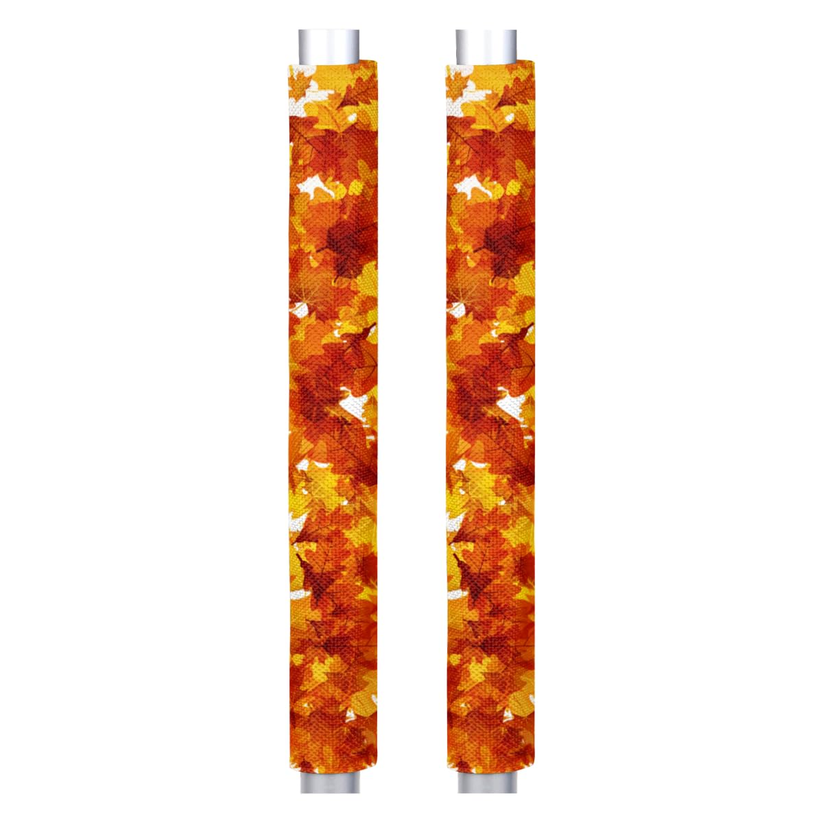 Pardick Fall Autumn Refrigerator Door Handle Covers Set of 2Fall Leaf Washable Fridge Dishwasher Mocrowave Oven Door Decor Handle Cover Keep Your Kitchen Appliance Holiday Decor
