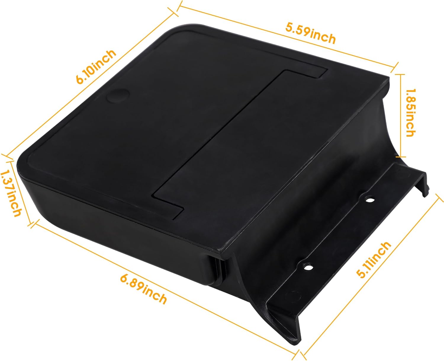 BESTAOO One-Touch Hidden Storage Box for 2019 2020 2021 2022 2023 2024 2025 2026 Jeep Wrangler JL JLU Gladiator JT 4XE Accessories 2/4-Door, Center Console Organizer Armrest