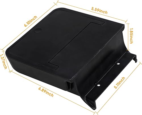 Miniatura 4 de BESTAOO Caja de almacenamiento oculta One-Touch para Jeep Wrangler JL JLU Gladiator JT 4XE 2018 2019 2020 2021 2022 2023 2024 2025 Accesorios 24