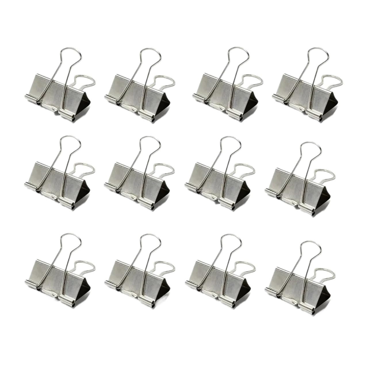 Foldback Klammern 100er-Pack 1,6-Zoll-Binderklammern | For eine effiziente Dokumentenorganisation