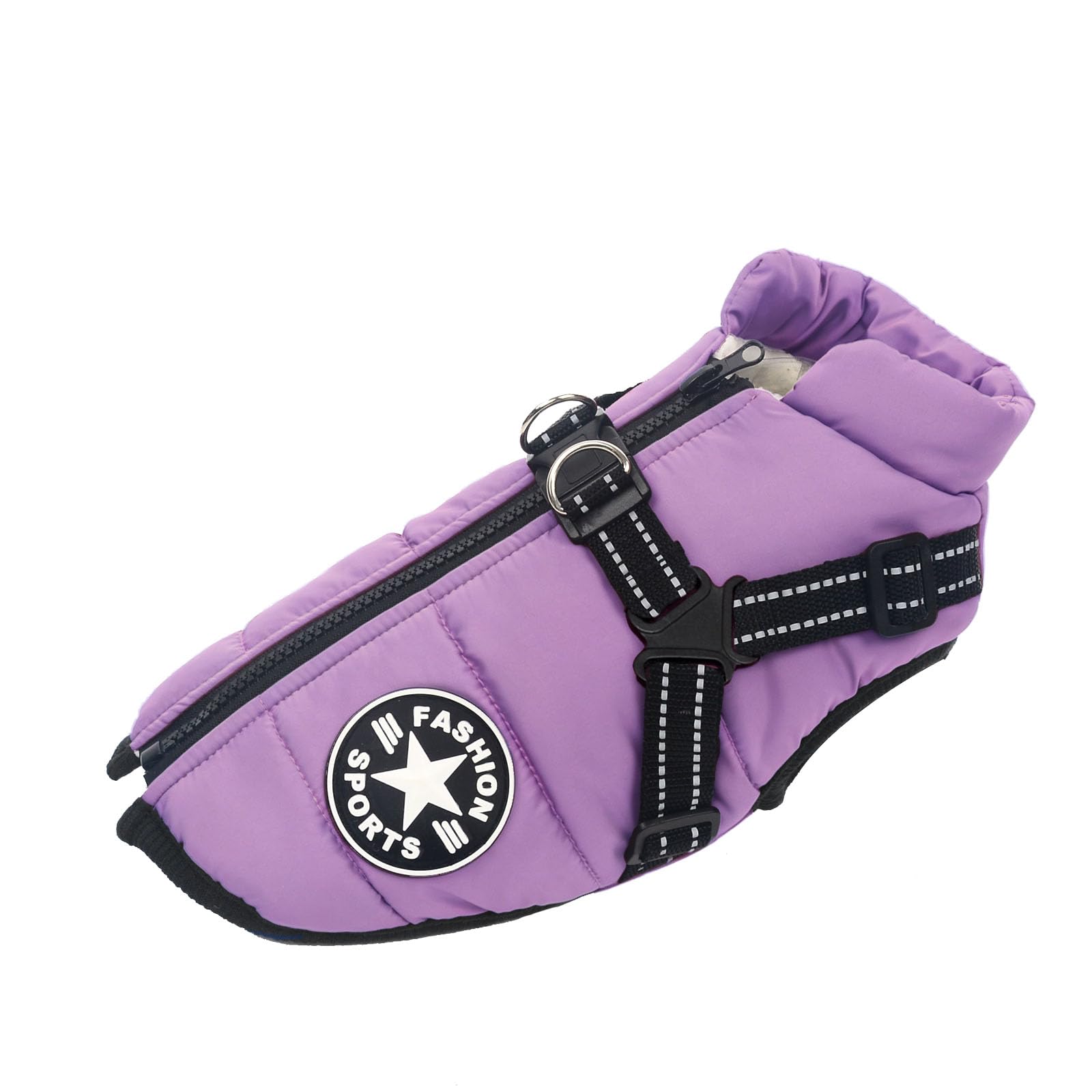 Aywoja Dog Coat with Harness Waterproof Dog Coat Easy to put on and take off Winter Warm Clothes Jacket for Puppy Small Medium Large Dogs — image 1