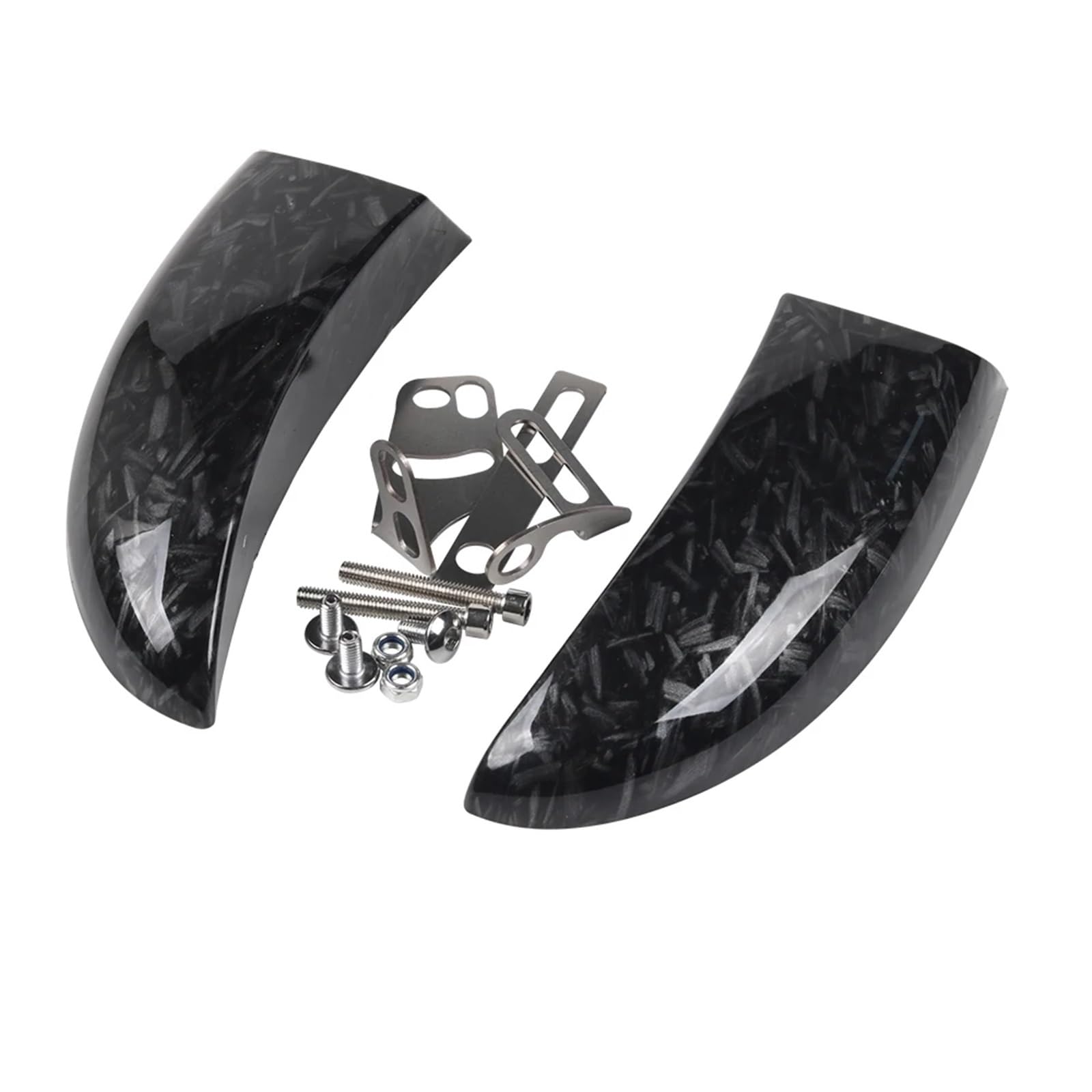 Refrigeración de Pinza de Freno Kit de Enfriador de Pinza de Freno para conductos de Aire de refrigeración de Disco Delantero de Motocicleta para Suzuki GSXR 1000 GSX-R 1000R(B 1 Set)