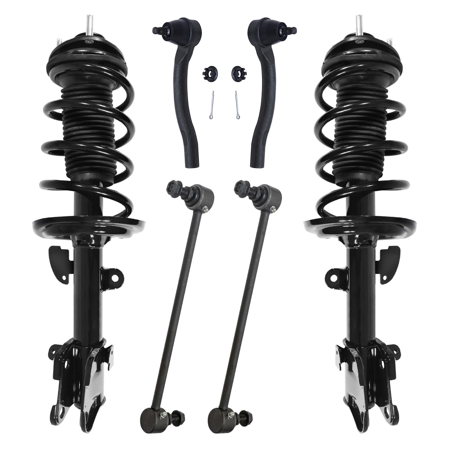 Detroit Axle - 6pc Front Suspension Kit for Acura 2007-2013 MDX ZDX