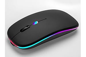 Wireless Mouse for Android Phone, Bluetooth Mouse Rechargeable LED