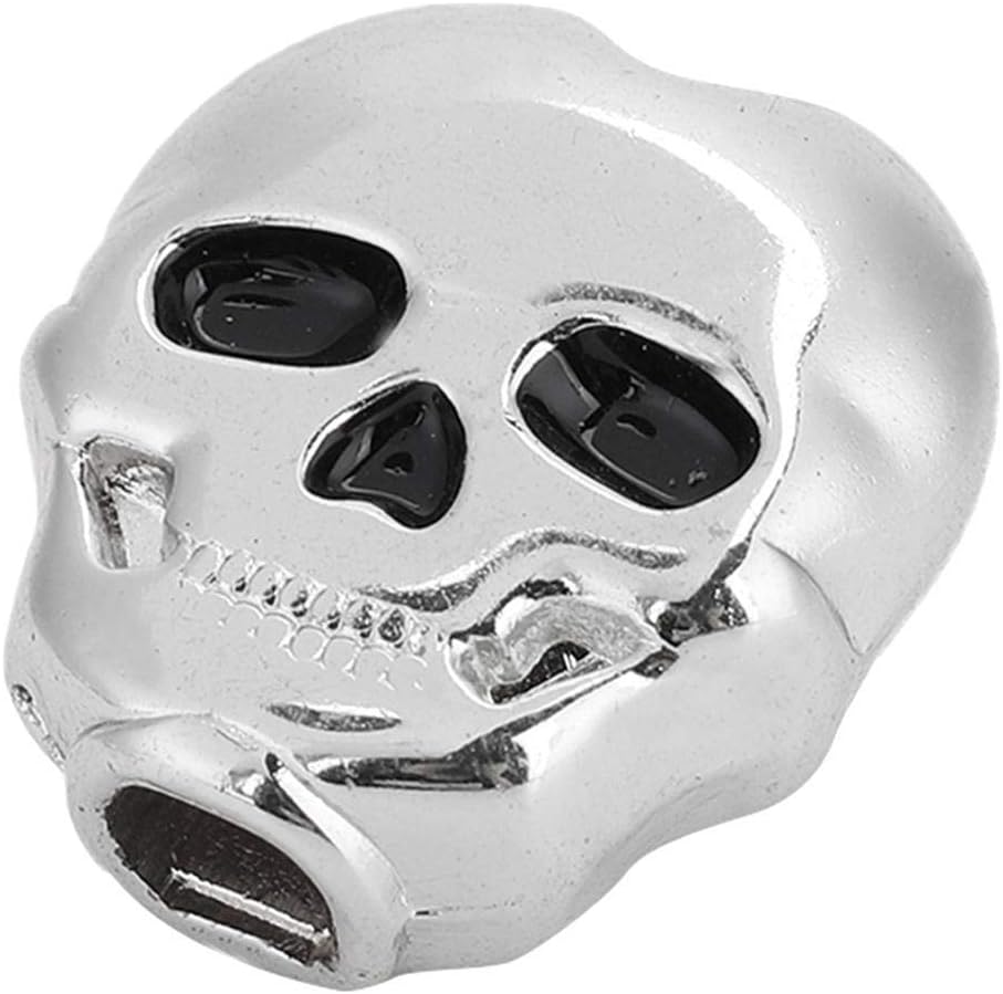 Tuning Peg Cap, 6pcs Tuning Head Cap, Skull Shape Excellent Workmanship for Folk Guitarists Electric Guitar As a Gift