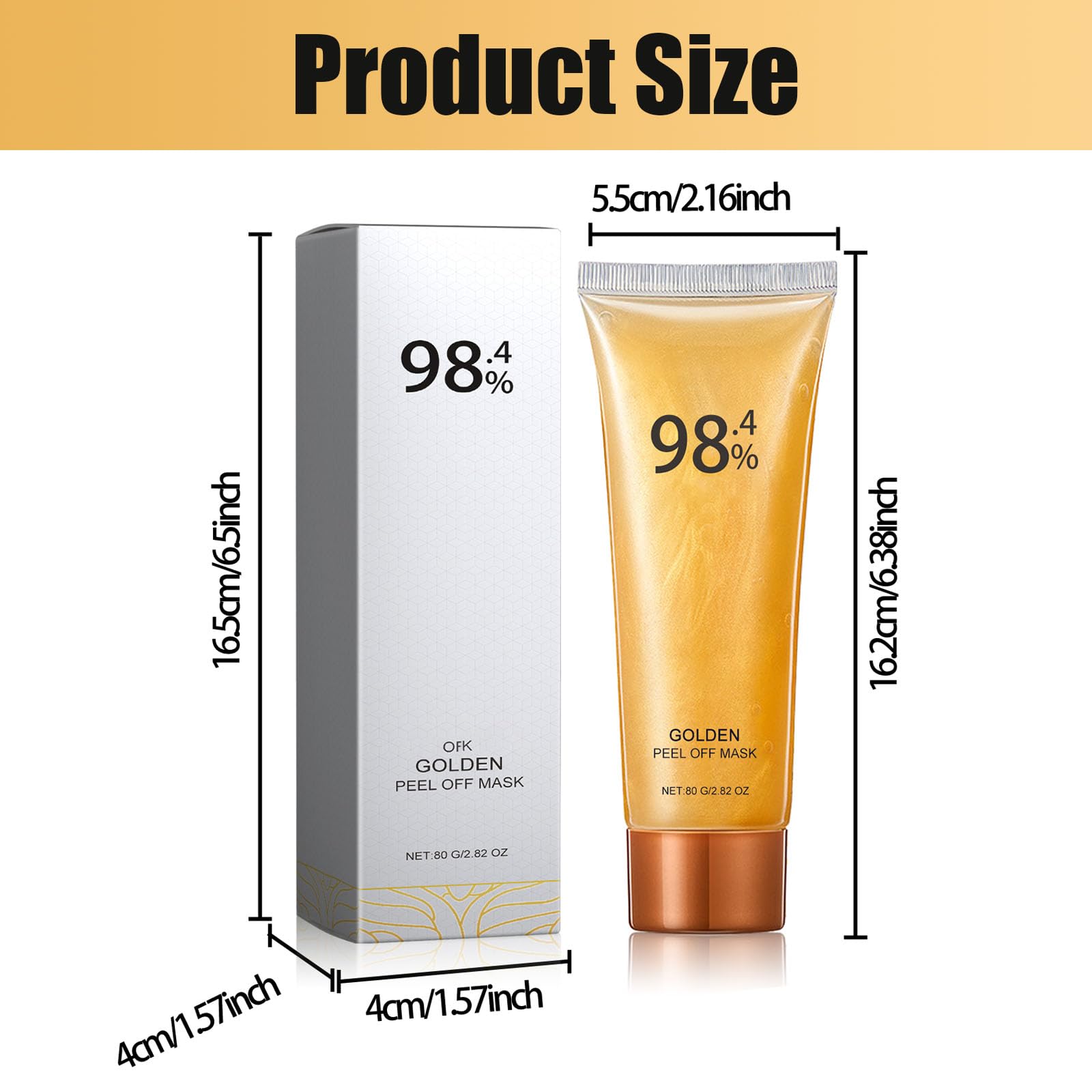 Gold Foli maska peel-off, 98% złotej folii, maska peel-off, maska na twarz, złuszczająca maska, przeciwzmarszczkowa maska, maseczka przeciwzmarszczkowa, ujędrniająca