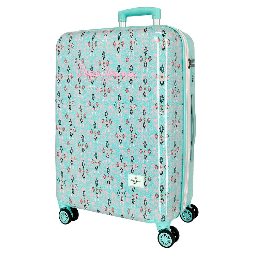 Pepe Jeans Sun Equipaje, fabricado en ABS, resistente, interior compartimentado, ruedas giro multidireccional, cierre TSA, de Joumma Bags