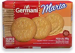Biscoito Maria Germani 345G, Germani Alimentos, Biscoito Doce Maria, Vermelho, Um Clássico Crocante E Docinho, Receita Caseira Desde 1892