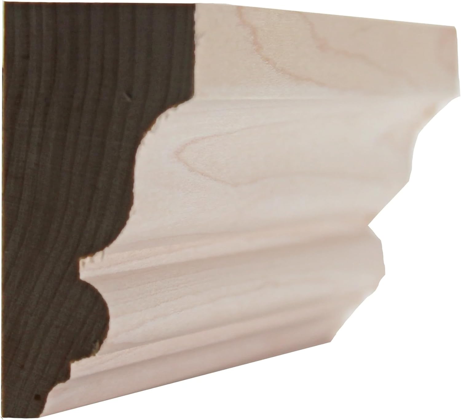 EWSC12 Solid Crown Moulding, 1-1/8 x 2-1/4, Maple, 94