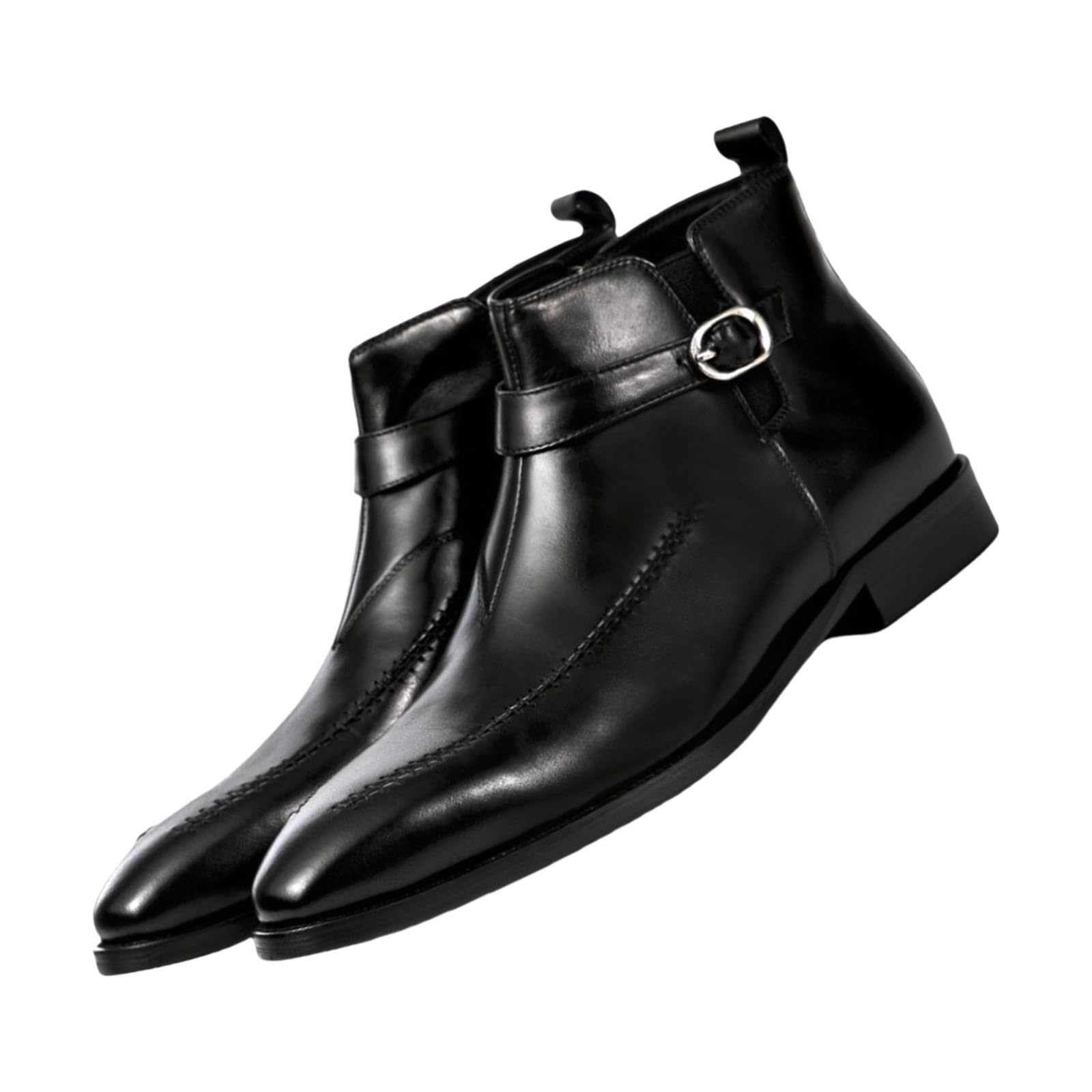 Botines para hombre Tacón Bloc Botines Cómodos Friezeitstietel