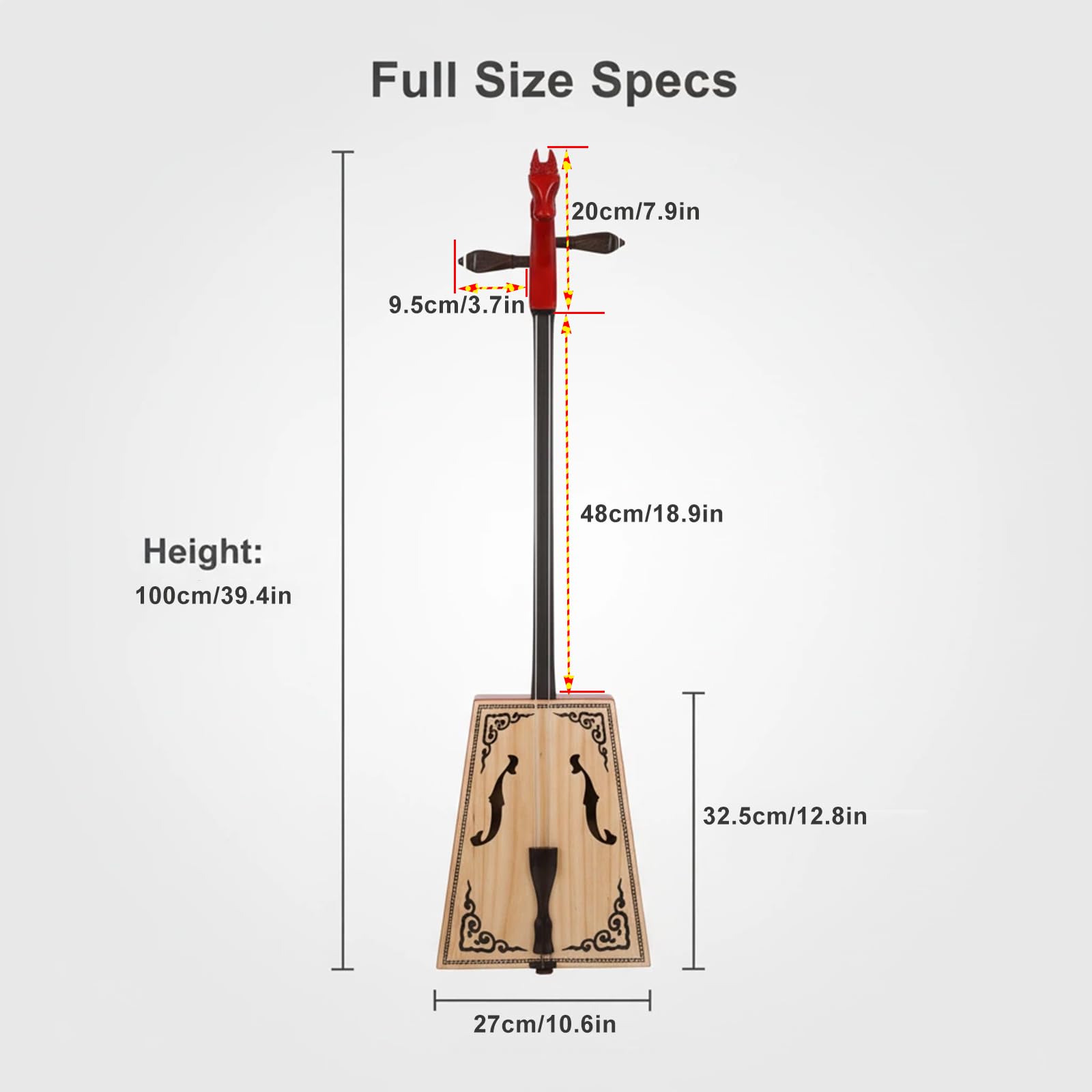 Professionelle Morin Khuur, Pferdekopfgeige, Morin Khuur Im Violinenstil, Ethnisches Saiteninstrument, Aufführung, Ausbildung, Geschenk D