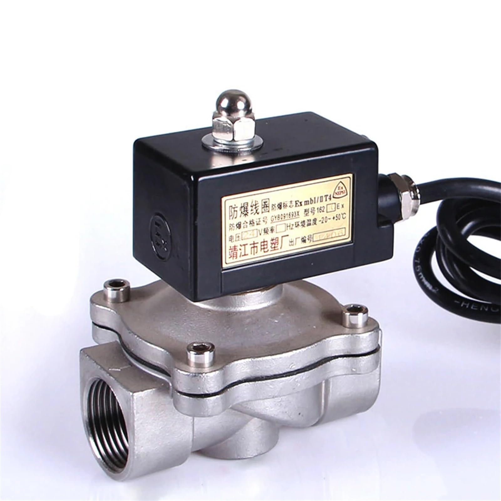 PXQCHAVLN 1" Stainless Steel Solenoid Valve(220VAC-CLOSED)