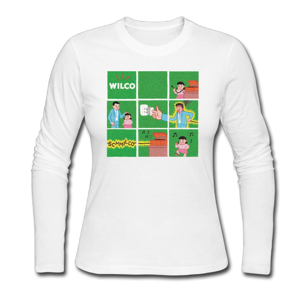 HarrodRobin Women's WILCO Schmilco Cotton Long Sleeve Tshirt