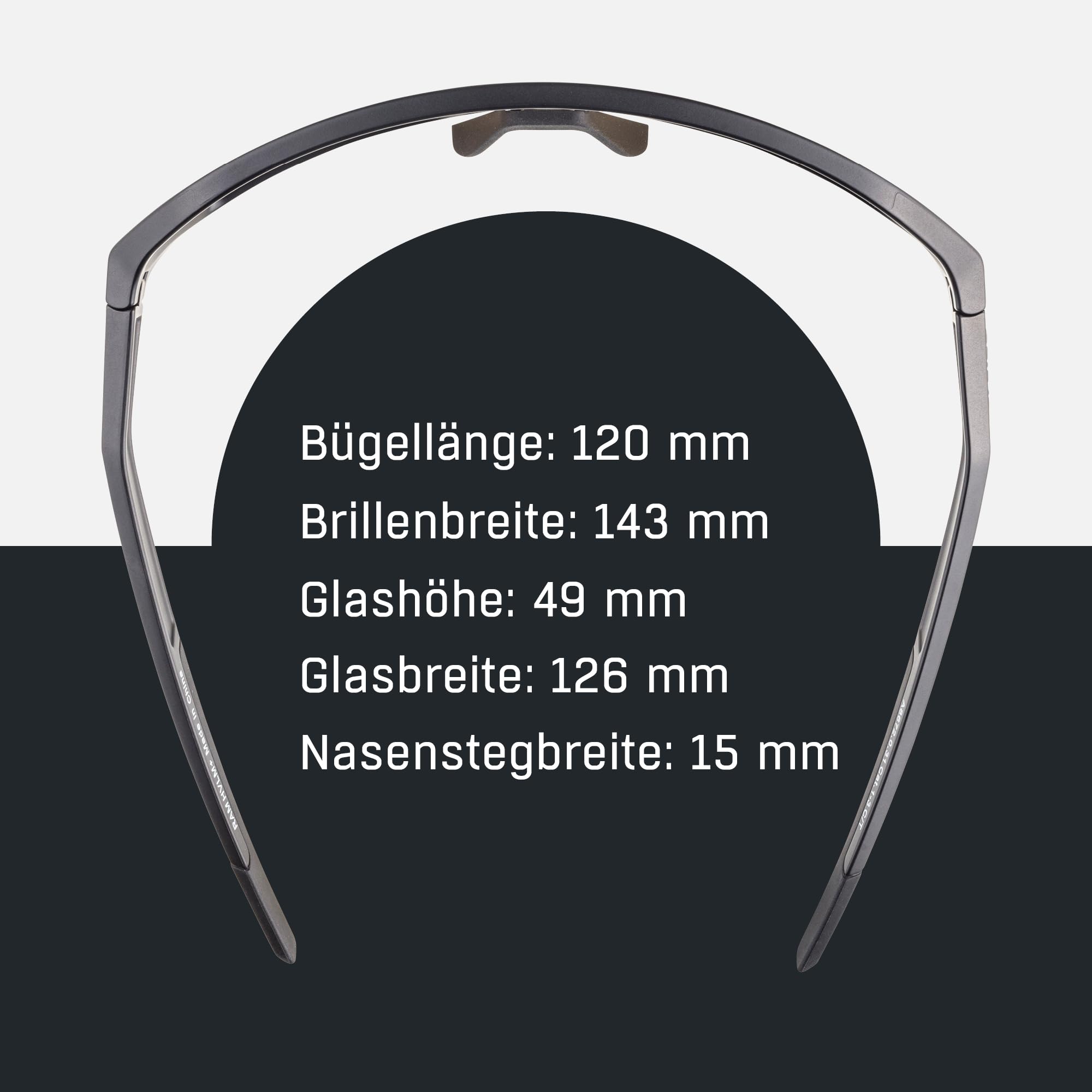 ALPINA RAM Q-LITE V Sportbrille, black matt, One Size | selbsttönend - kontrastverstärkend - verspiegelt - beschlagfrei - 100% UV-Schutz - ideal für MTB & Trail