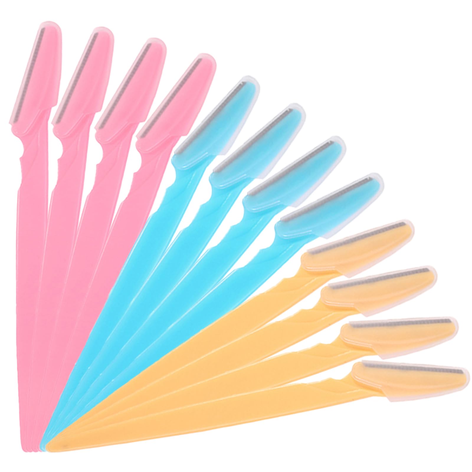 12 PCS Eyebrow Razors Face Shavers Face Razors For Women And Man, Shaver With Protective Cover, Safe And Newbie Friendly