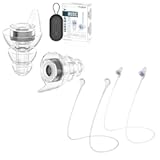 Hi-Fi Spirit Concert Ear Plugs,High Fidelity Silicone Music Ear Plugs for Concerts, Earplugs Connector Cord, Earplug Lanyard