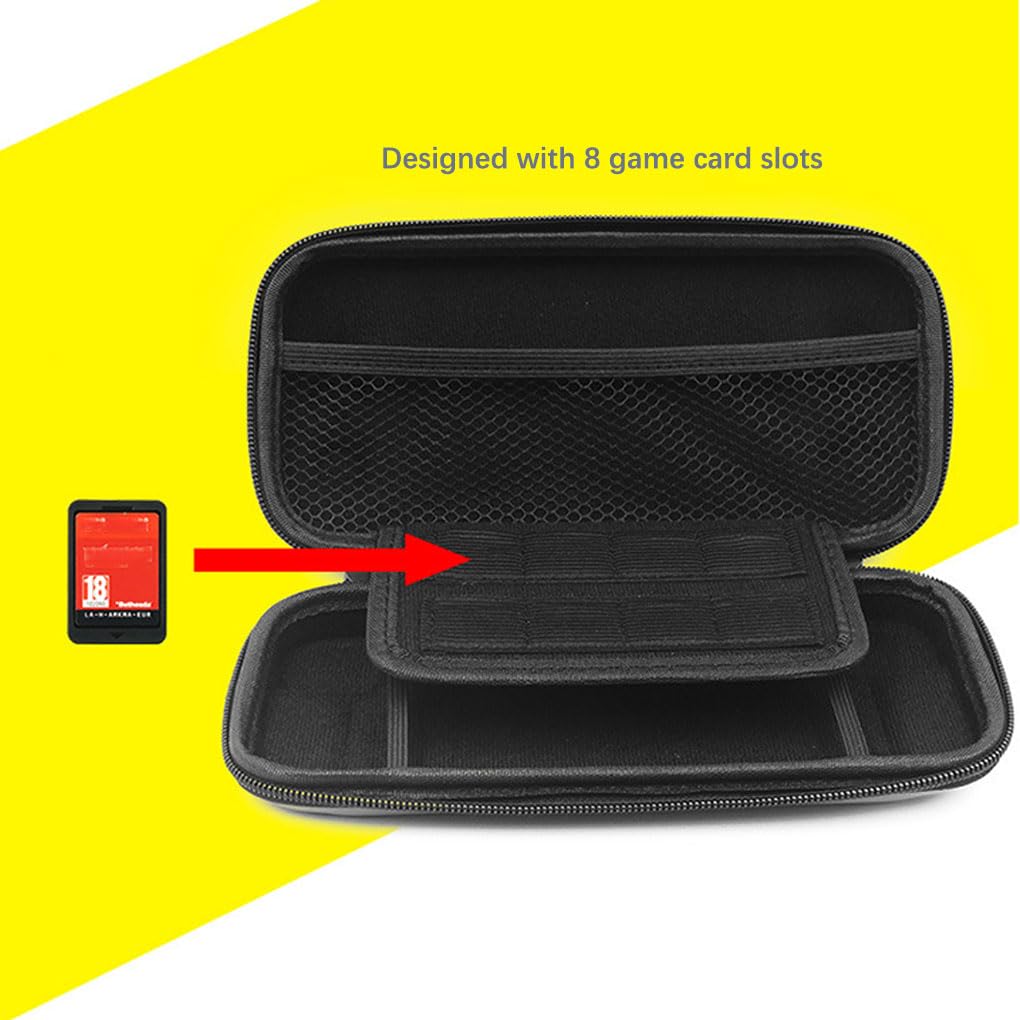 5 set Oled Custodia protettiva antiurto Custodia rigida da viaggio Borsa da trasporto a prova di caduta Mini Console Borse Nero
