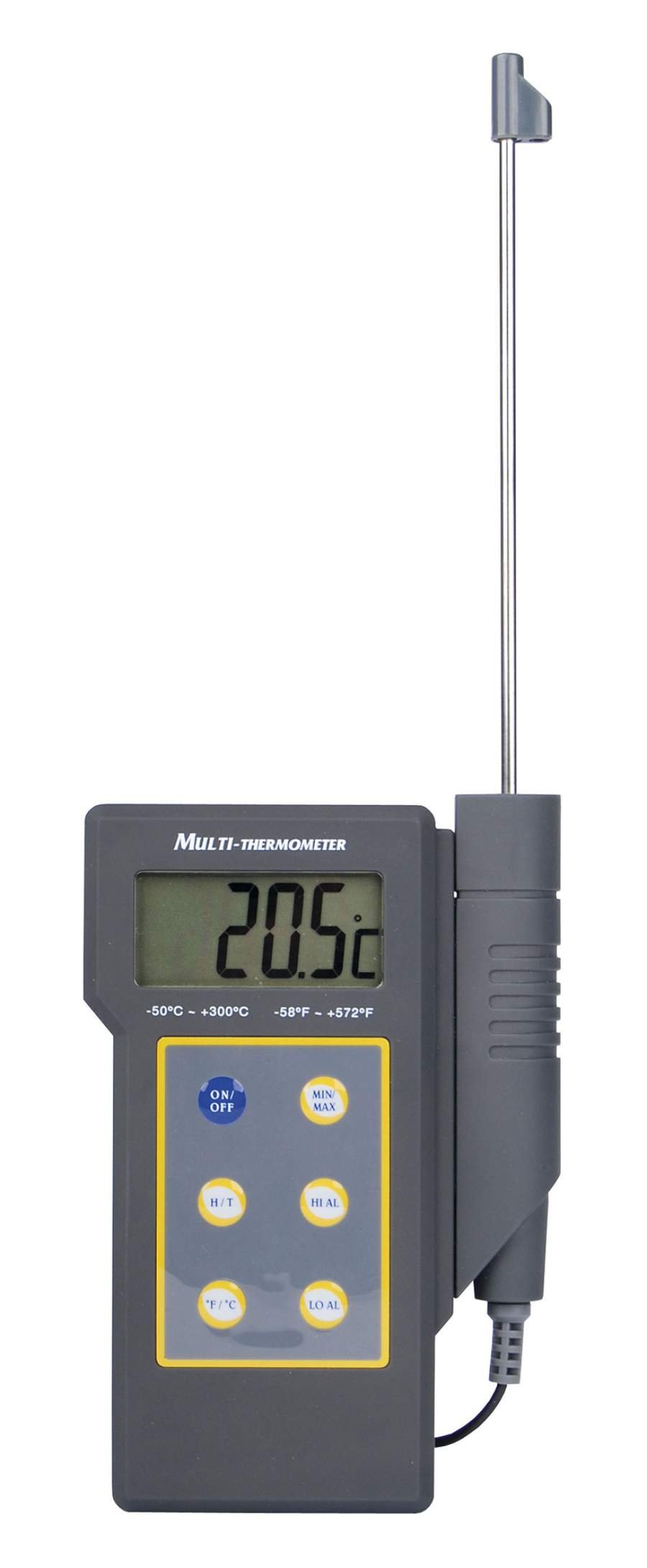 Termometro digitale con sensore separato, visualizzazione precisa di gradi Celsius e Fahrenheit