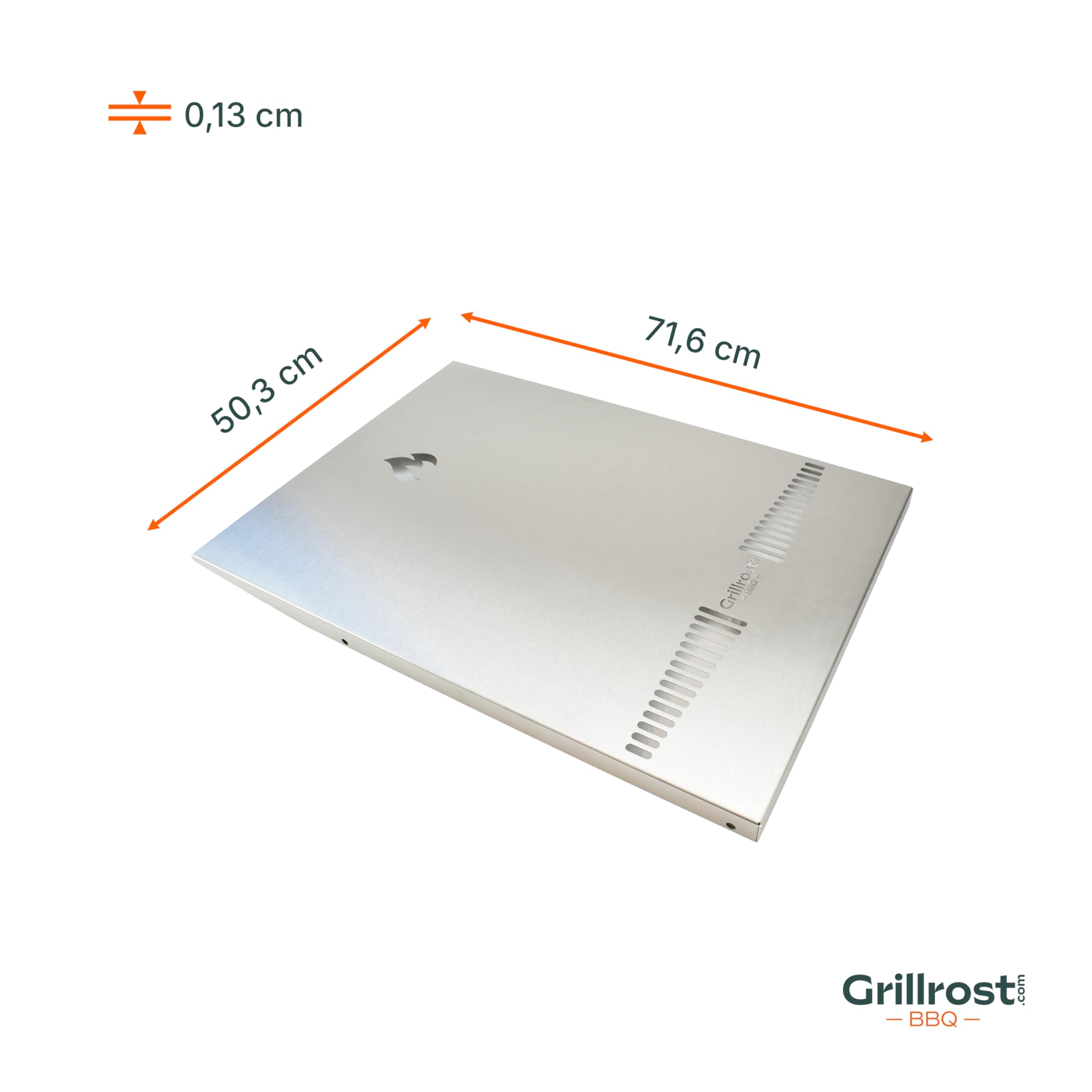 Grillrost.com Das Original Rückwand für Weber Spirit 300 Serie - Weniger Zugluft und mehr Stabilität