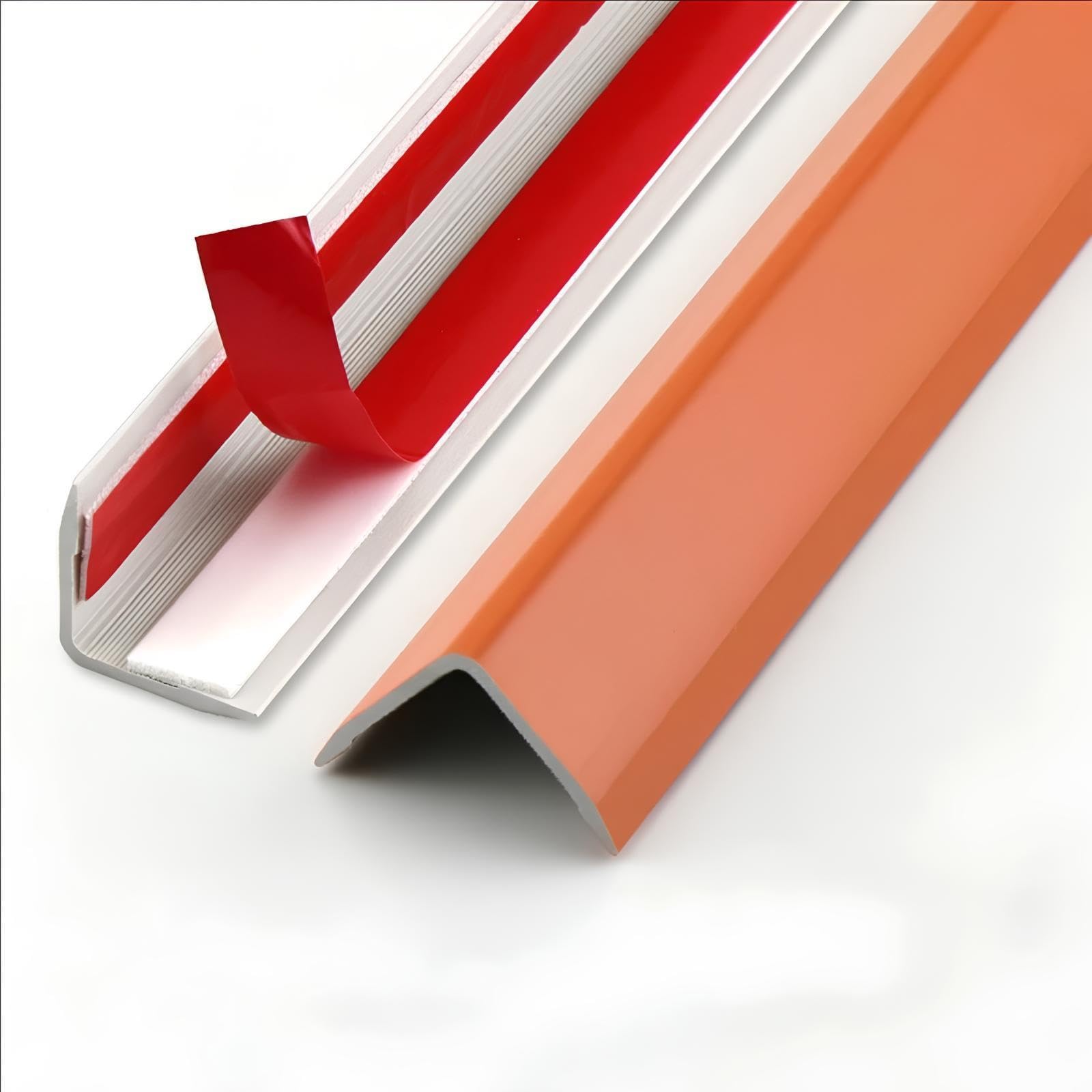 Profilo per bordi scale in PVC, Per Gradini Striscia Autoadesiva