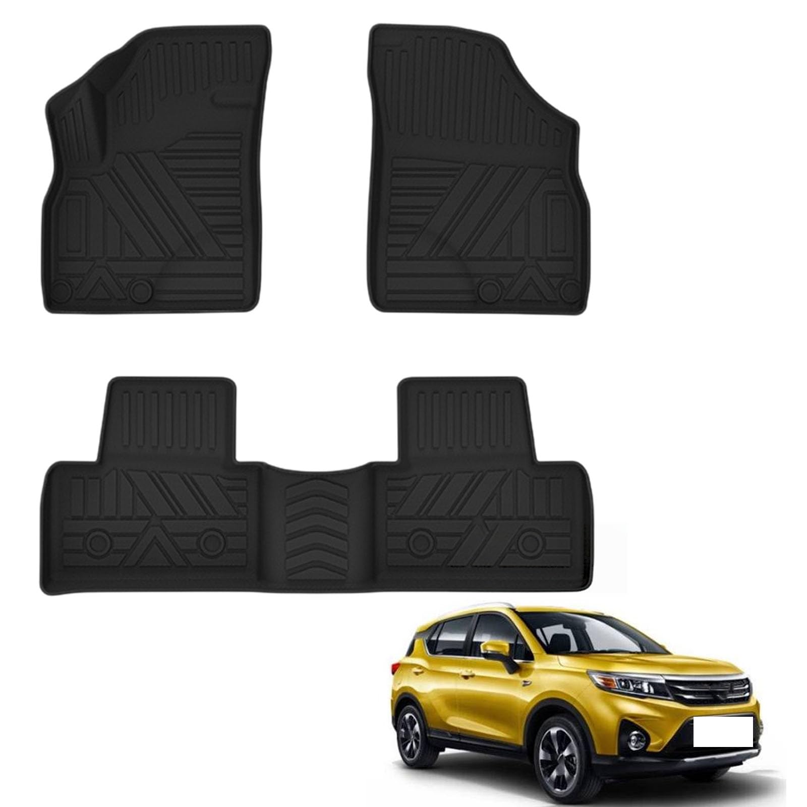 PAPEP Floor Mats for Trumpchi GS3 2017-2022 RHD