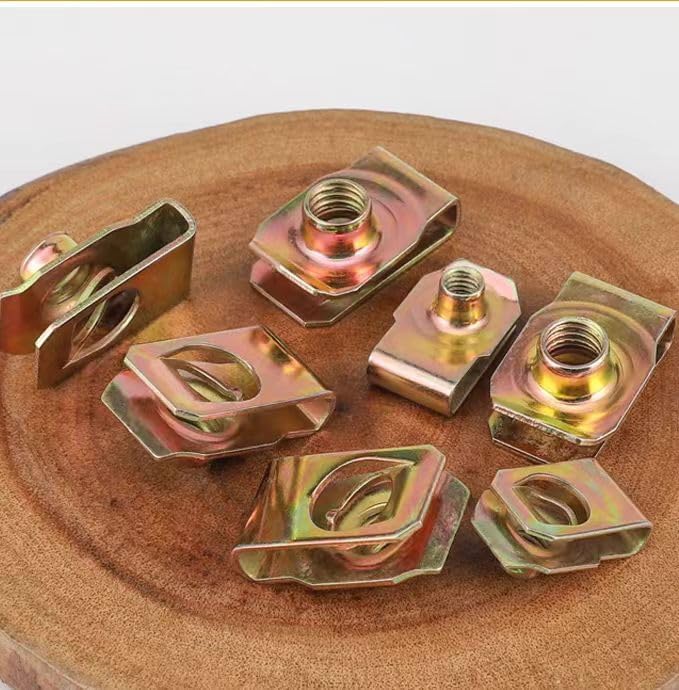 Dado convesso universale a forma di U, 10 pezzi, clip di fissaggio M10