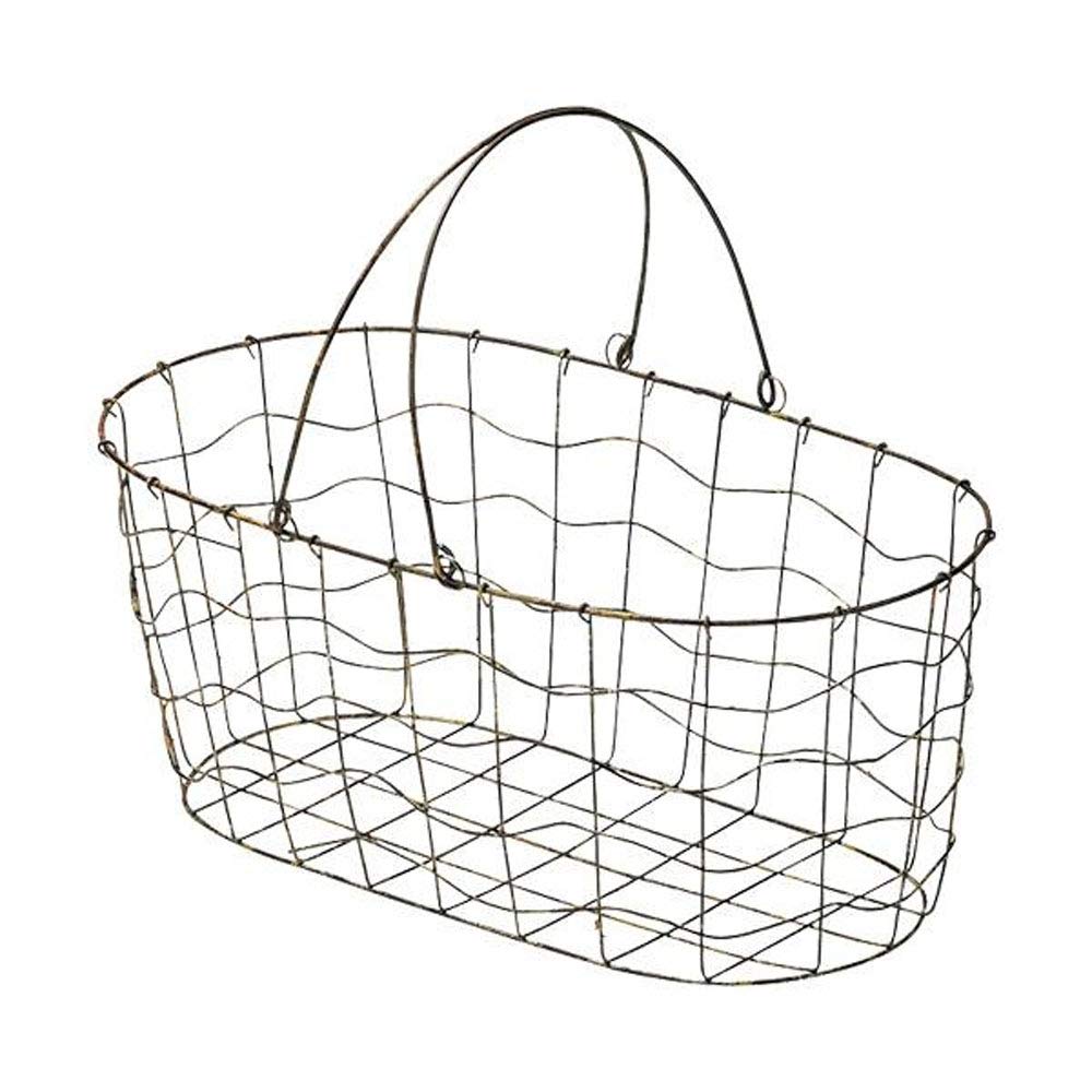 Amazon.co.jp: ワイヤーバスケット アンティーク35cm 55-39 : ホーム