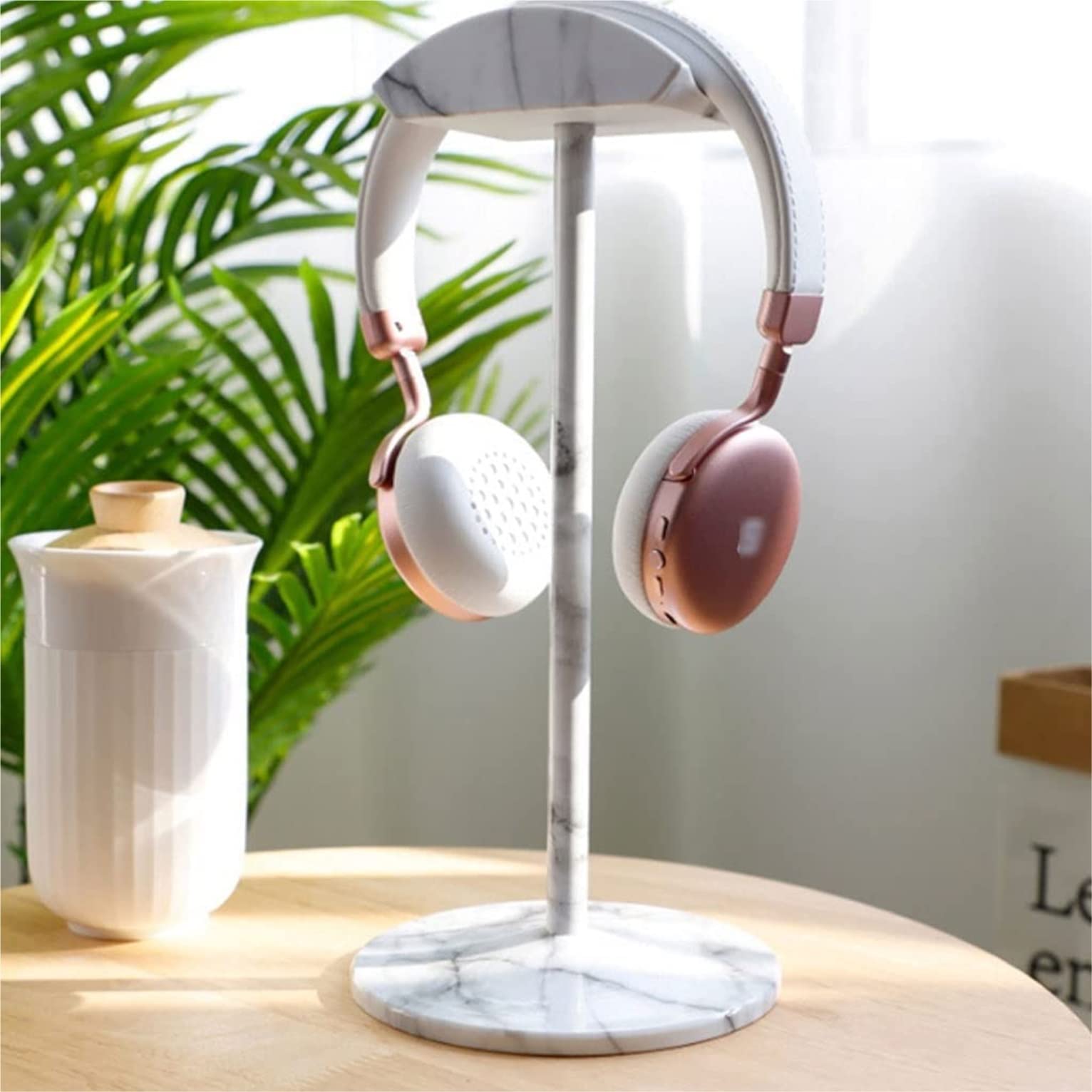 Soporte para Auriculares Patrón De Mármol Soporte para Auriculares Soporte para Auriculares Simple Adecuado para Todos Los Auriculares Soporte Cascos
