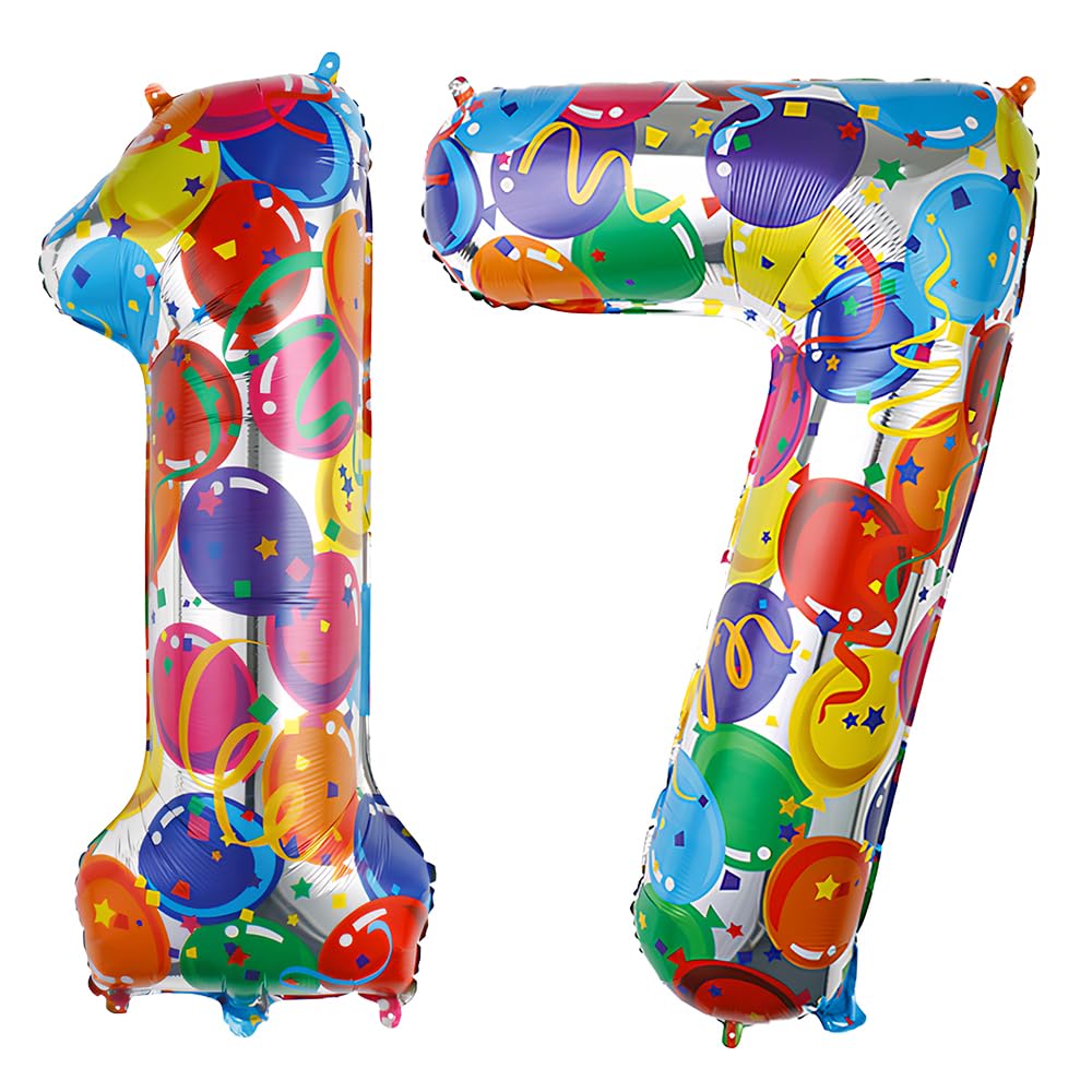 Foil Globo Número 5 Azul 40" (101cm), Inflable Helio o aire, Gigante Numeros 0-9, 10-19, 20-29, 30-100, Grande Globos Decoración para La Boda Aniversario y Cumpleaños Fiestas — view 94