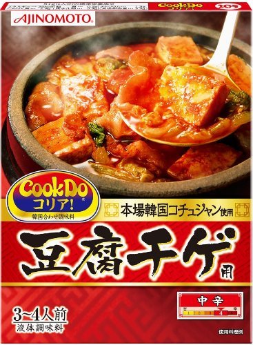 味の素 CooKDo コリア 豆腐チゲ用 3-4人前×4箱