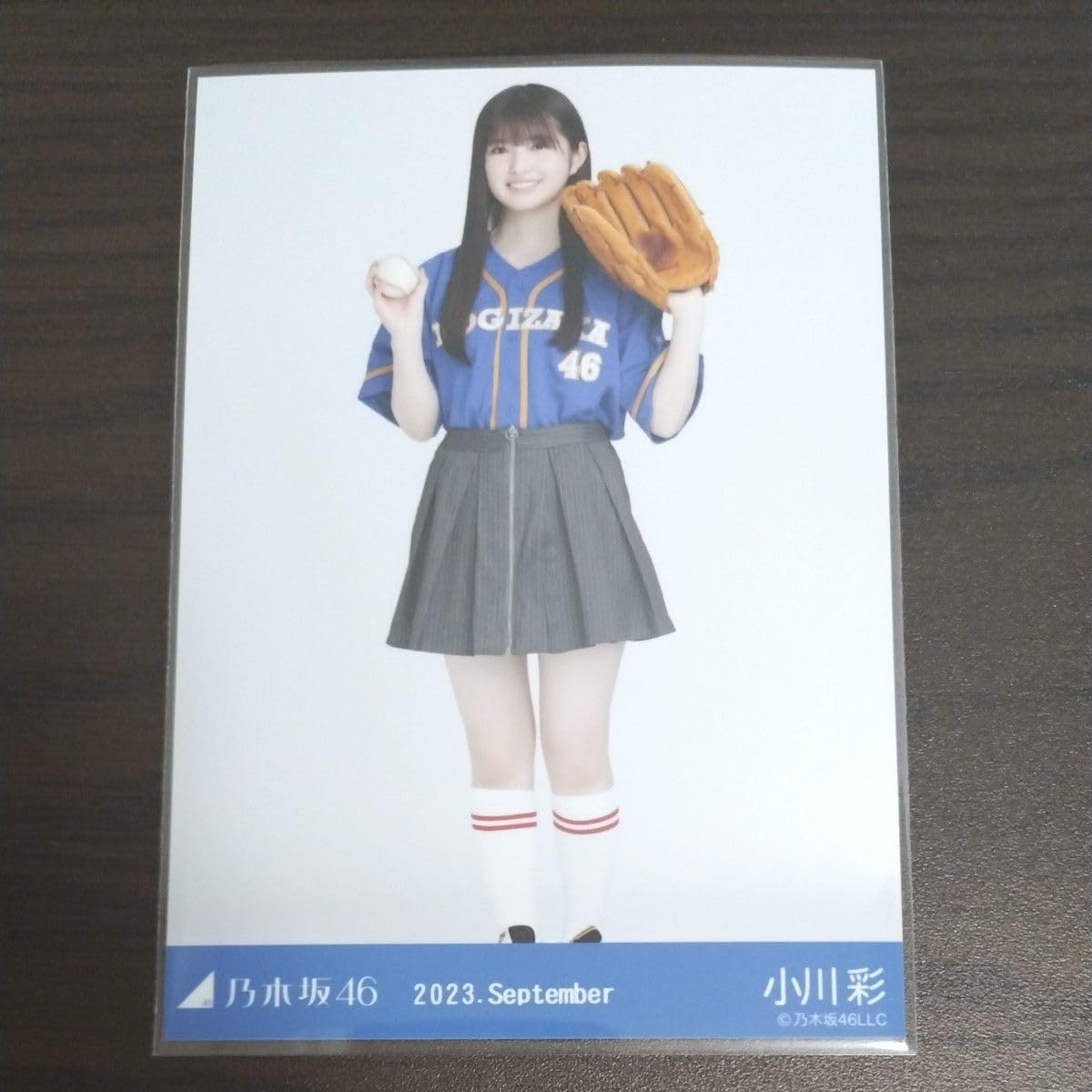 Amazon.co.jp: 乃木坂46生写真 小川彩 ベースボールシャツ 3枚コンプ