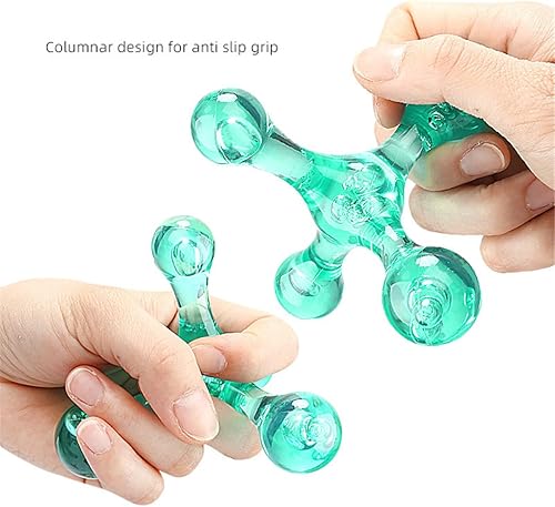 Miniatura 6 de Herramientas de masaje de punto gatillo  2 bolas de masaje automático de 4 puntos de presión, masajeador manual para aliviar el dolor de tejido