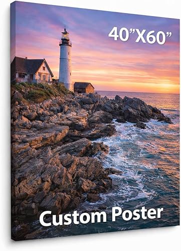 Miniatura 7 de ZXDZSM Póster de lienzo personalizado (sin marco, 24 x 36 pulgadas): sube tu imagen/foto - Foto personalizada a impresión de póster, impresiones
