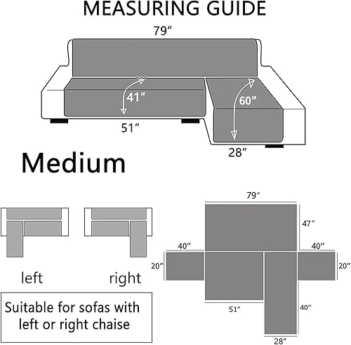 Vista 26 de Funda de sofá de doble cara en forma de L, juego de fundas para sofá seccional, fundas para sofás, sofás, funda protectora de muebles seccionales