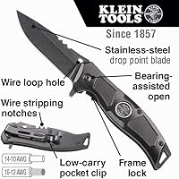 Vista 3 de Klein Tools Cuchillo de bolsillo para electricista (44228) y juego de llaves hexagonales (70550)