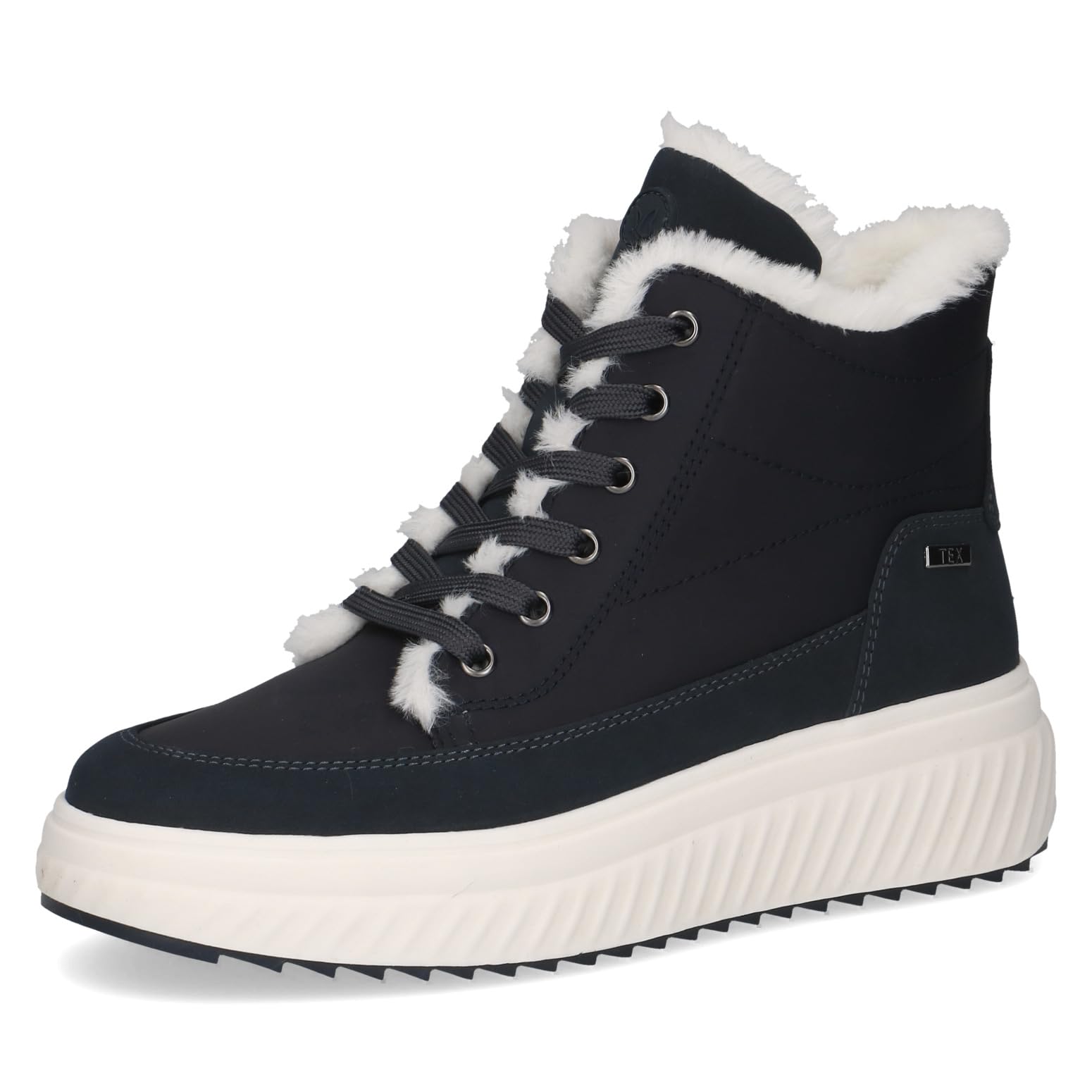 CAPRICE Damen Sneaker hoch Wasserabweisend Vegan