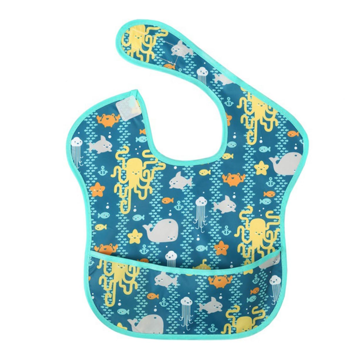 UPKOCH 9piezas Baberos Impermeables Para Bebés De Diseño De Cartoon y De Usar Para Comidas y Bebés Material y Lavable