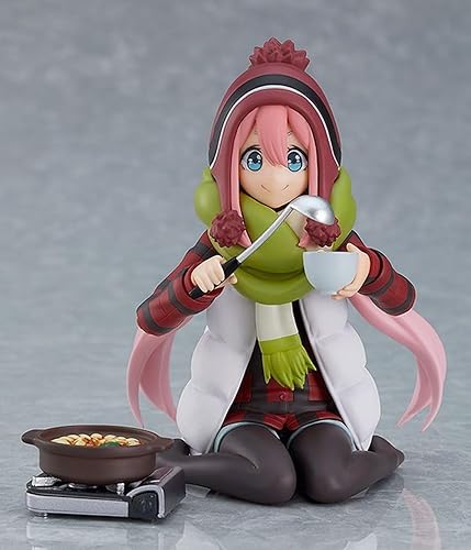 Miniatura 4 de Max Factory Campo relajado Figura de acción Figma de lujo de Nadeshiko Kagamihara, multicolor