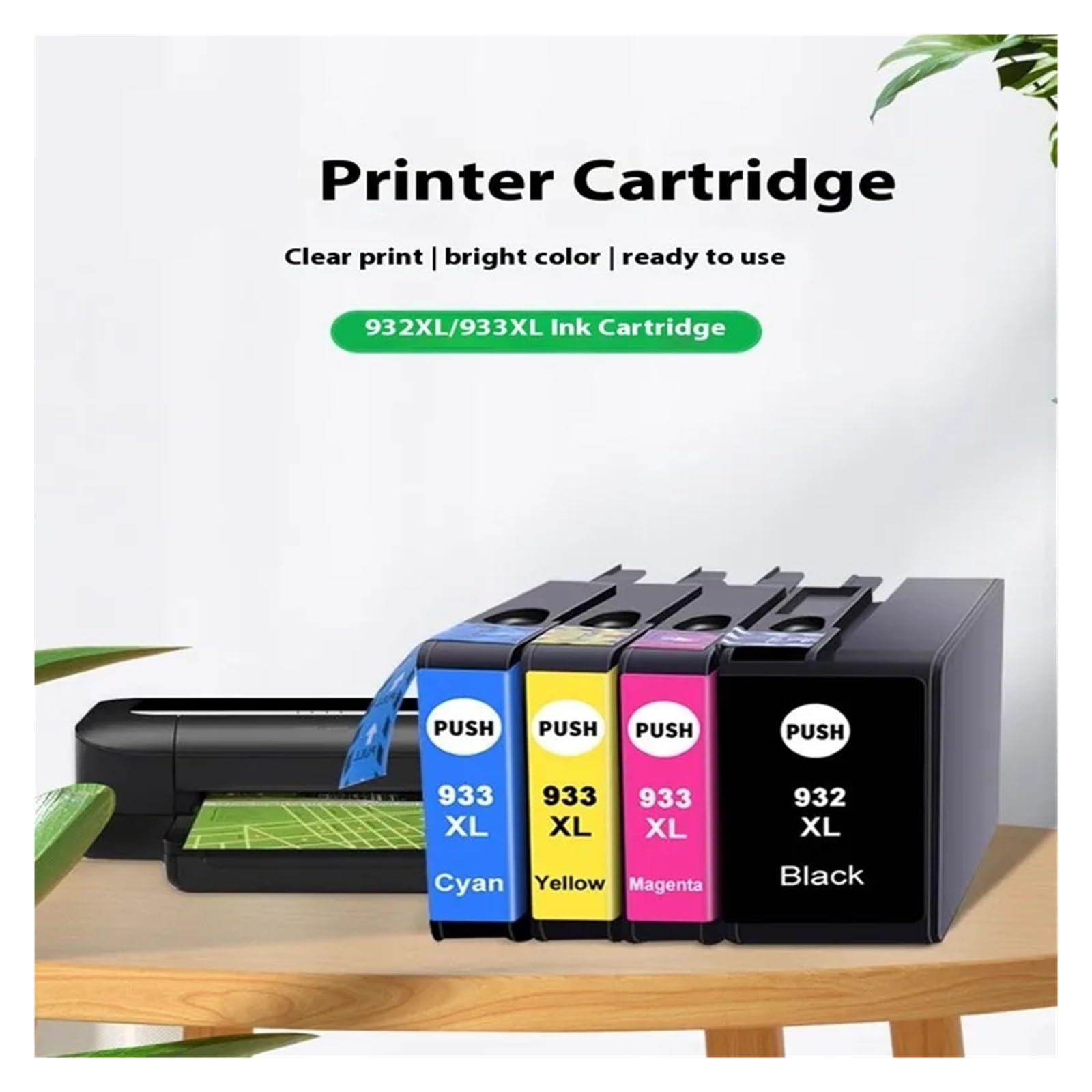 4PCS 932XL 933XL Cartuccia Compatibile Con HP Officejet