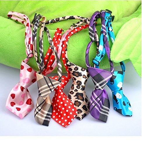 PSK PET MART Polyester Toy Grooming Bow Tie Necktie Clothes for Dog, Cat and Teddy Pet Puppy (Colour May Vary) (B087YN3T9Q) Amazon Price History, Amazon Price Tracker