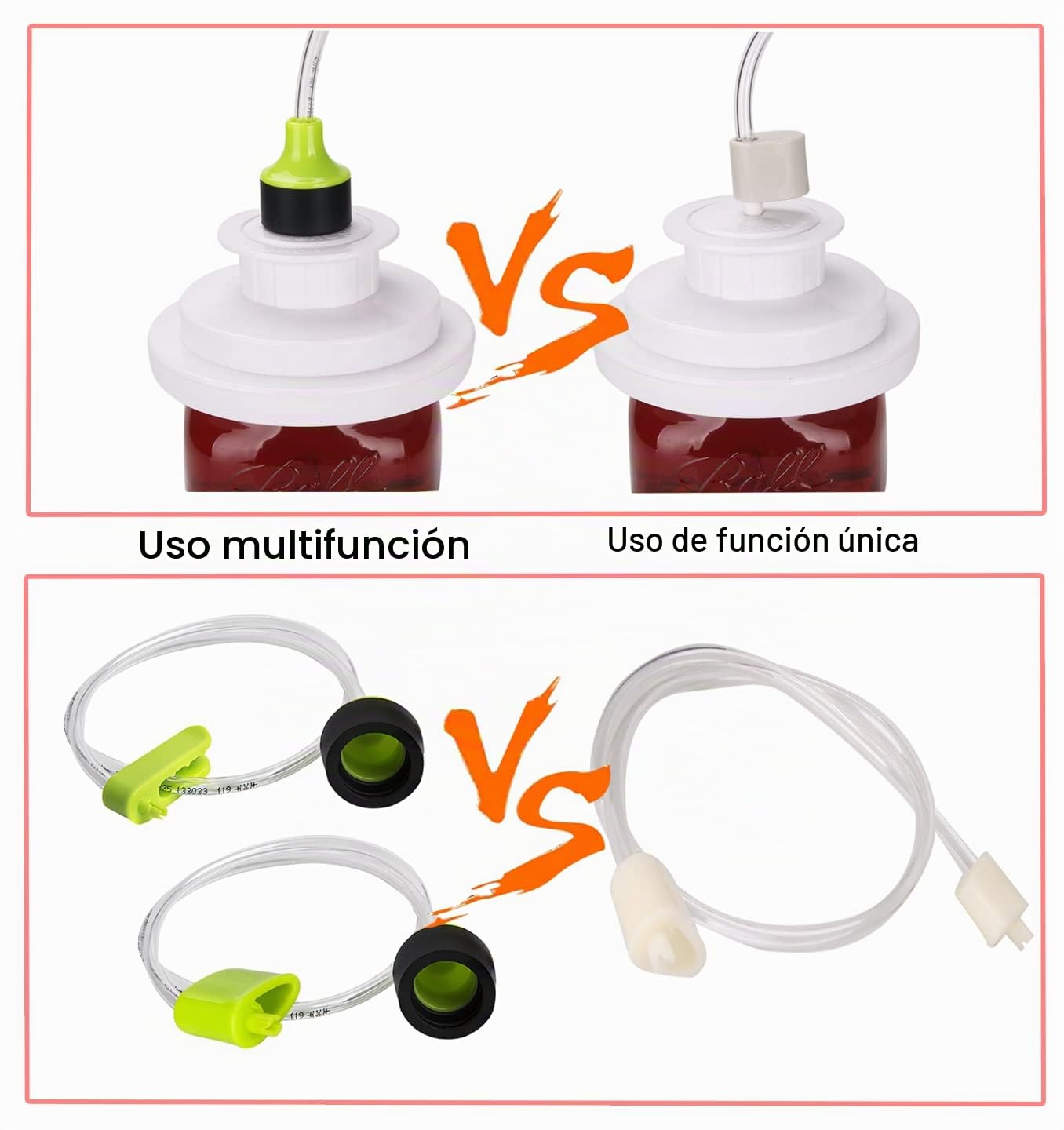 Manguera de accesorios compatible con FoodSaver, manguera de accesorios FA2000, FM2000 y FM2100 GM FAX12 000