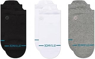 Icon Low Tab Casual Socks 3-Pack, Cotton Blend Socks, Arch Support