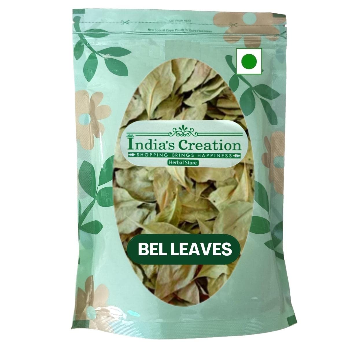 Bel Bael Leaves-Aegle Marmelos-Raw Herbs-Bel Patta-Bel Patra-Bailpatr-Bail Patr-Jadi Booti-Single Herbs (1000 Gram)