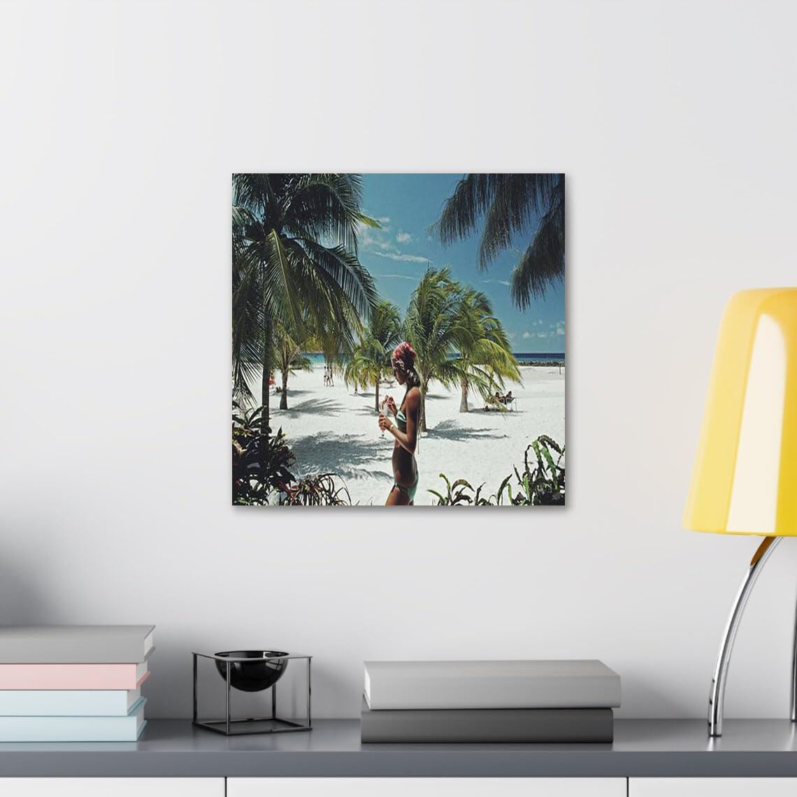 GADGETS WRAP Canvas Gallery Wrap Framed for Home Office Studio Living Room Decoration (10x10inch) - Sarah Marson Williams