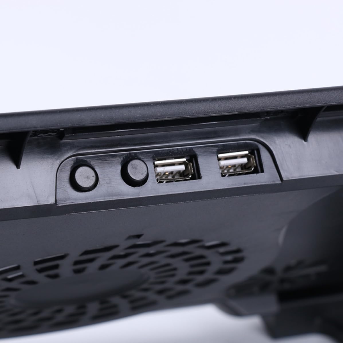 Base Negro de 5 Ventiladores Enfriadora para Computadora Portátil