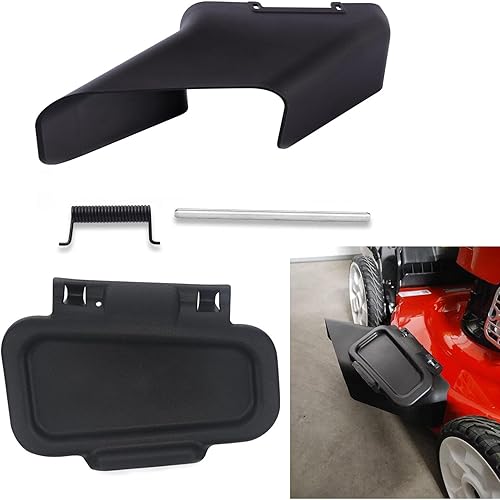 Canal de descarga lateral 115-8447 y deflector lateral 115-8449 – Muelle de torsión 99-5293 – Varilla de cubierta 136-8672, compatible con