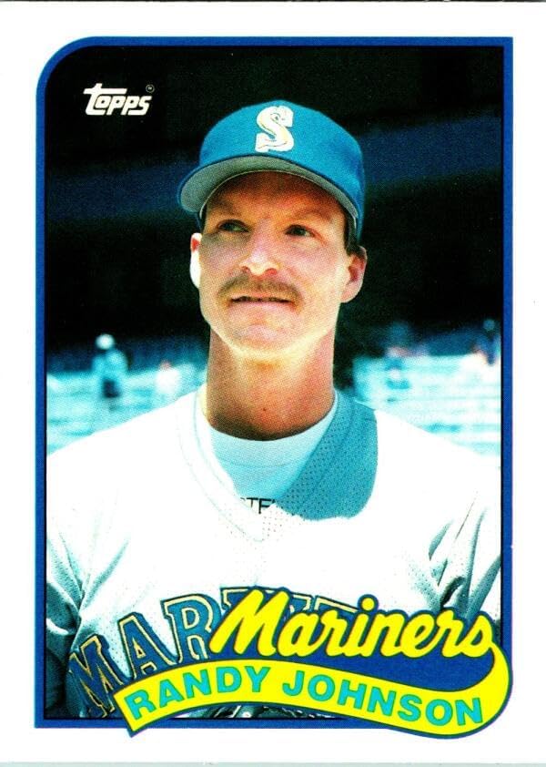 1989 Topps Traded #57T Randy Johnson Seattle Mariners MLB Baseball Card NM-MT