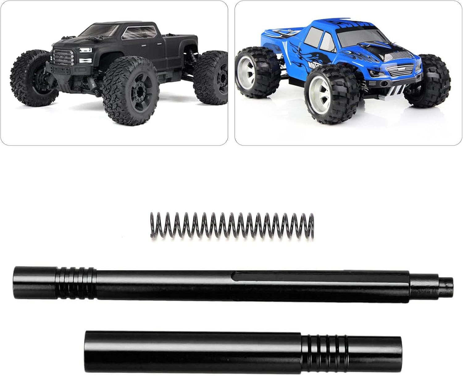 Center Slider Driveshaft,2 Colors RC Car Center Drive Shaft for 1/10 for Big Rock for Typhon for Senton,EntatialzF2mk3m