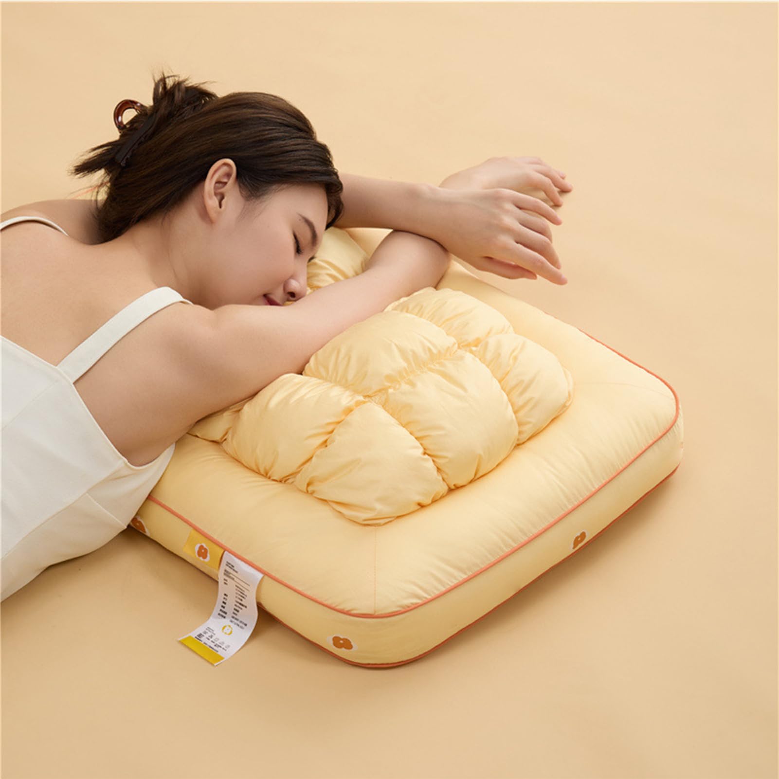 Genérico Almohadas para Dormir Relleno De Plumas Confortable