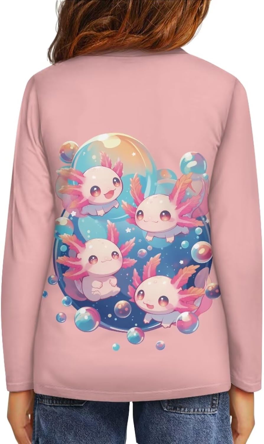 Girls Soft Layering Top Long Sleeve Tee Shirt Pullover Crewneck for Outdoor Activities Athletic Sports 3-16T - Image 5